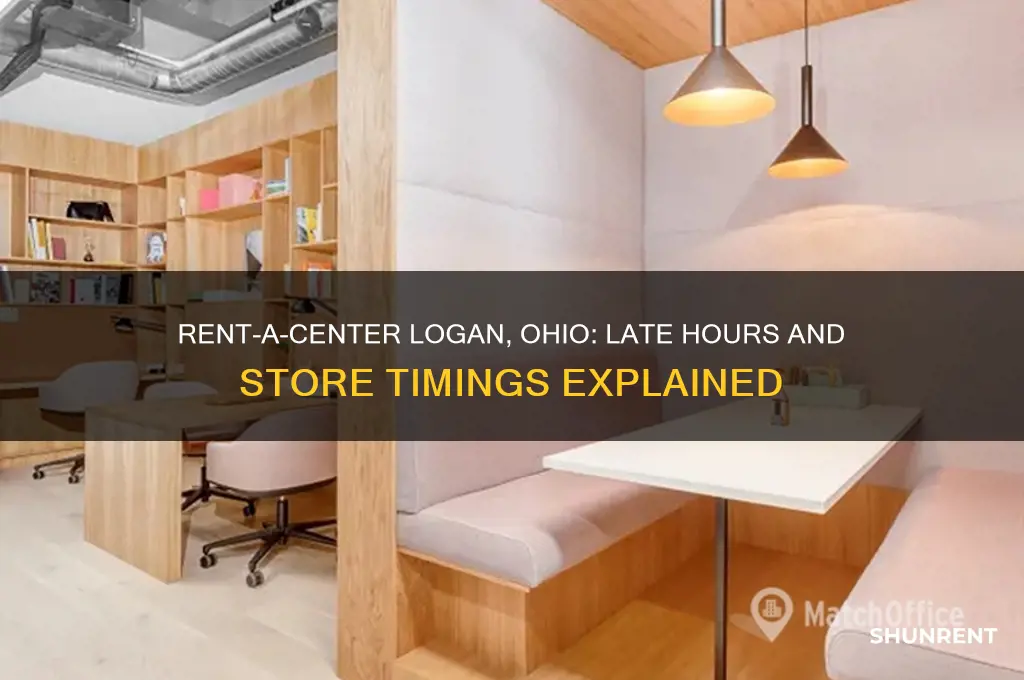 how late is rent a center open in logan ohio