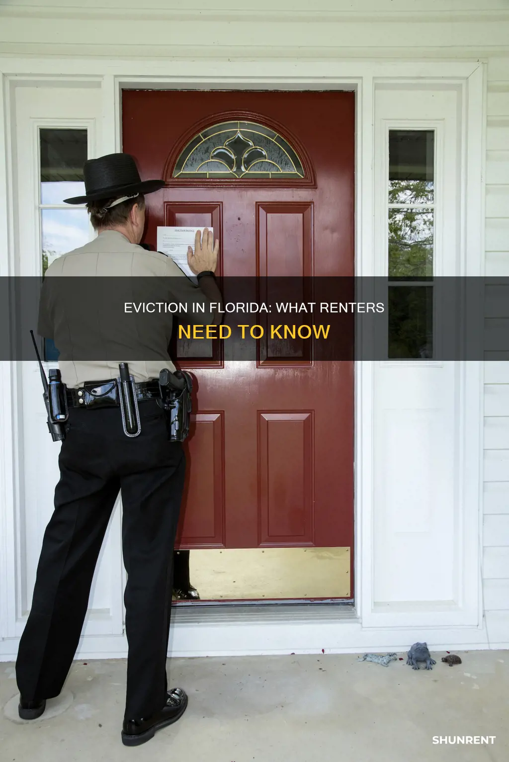 how late on rent before eviction in florida