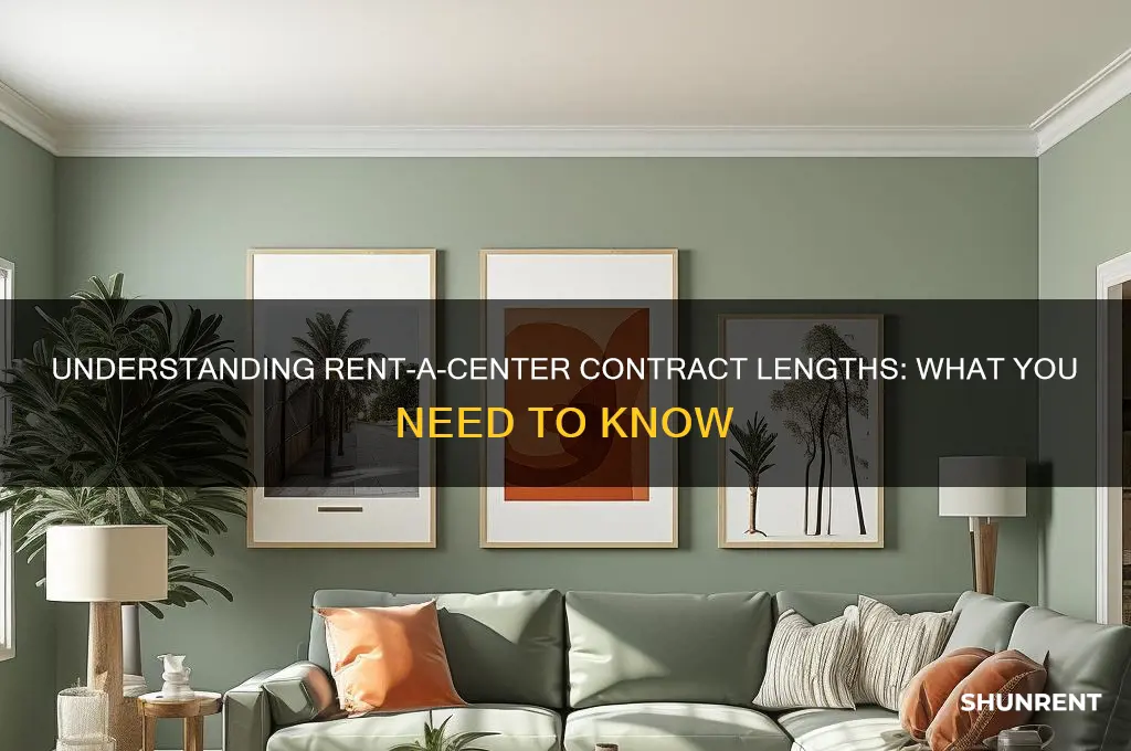 how long are contracts at rent-a-center