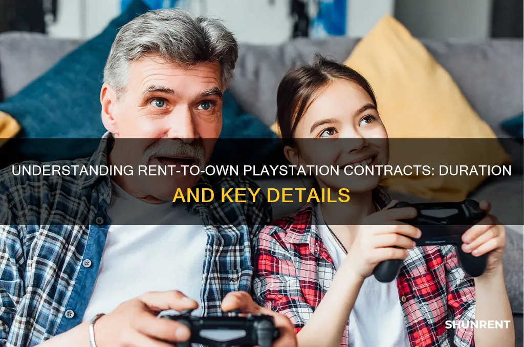 how long are rent to own playstation contracts