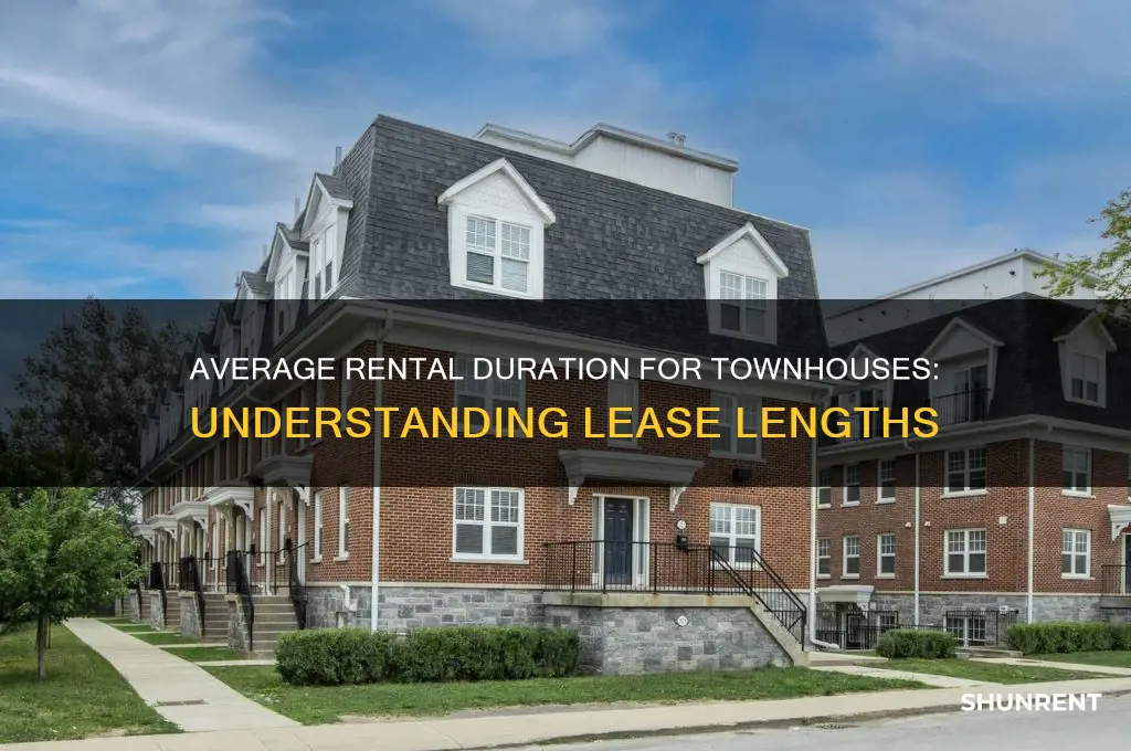 how long are townhouses held for rent