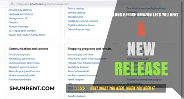Amazon's New Release Rental Timeline: What to Expect