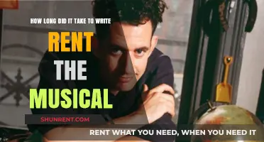Rent's Journey: Unveiling the Time Behind Writing the Iconic Musical