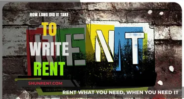 The Creation of Rent: Unveiling the Time Behind the Musical Masterpiece