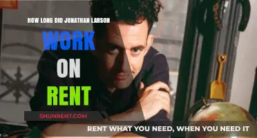 Jonathan Larson's Dedication: Years Crafting the Iconic Musical Rent