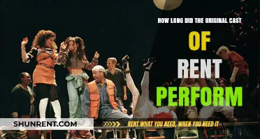 Original Rent Cast's Historic Run: How Long Did They Perform?