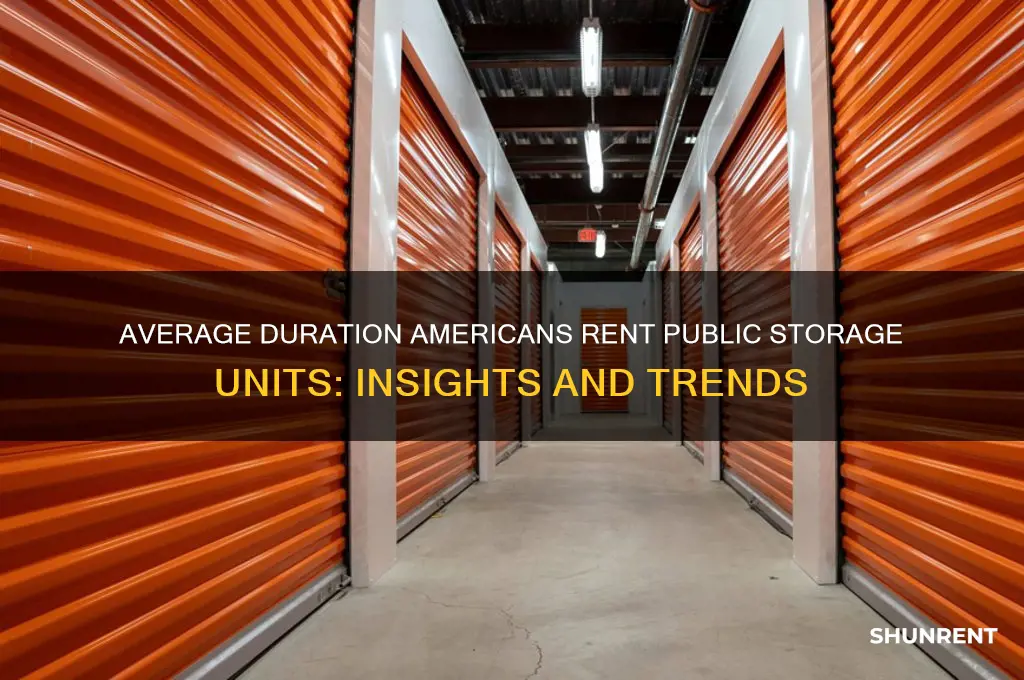how long do americans rent public storage