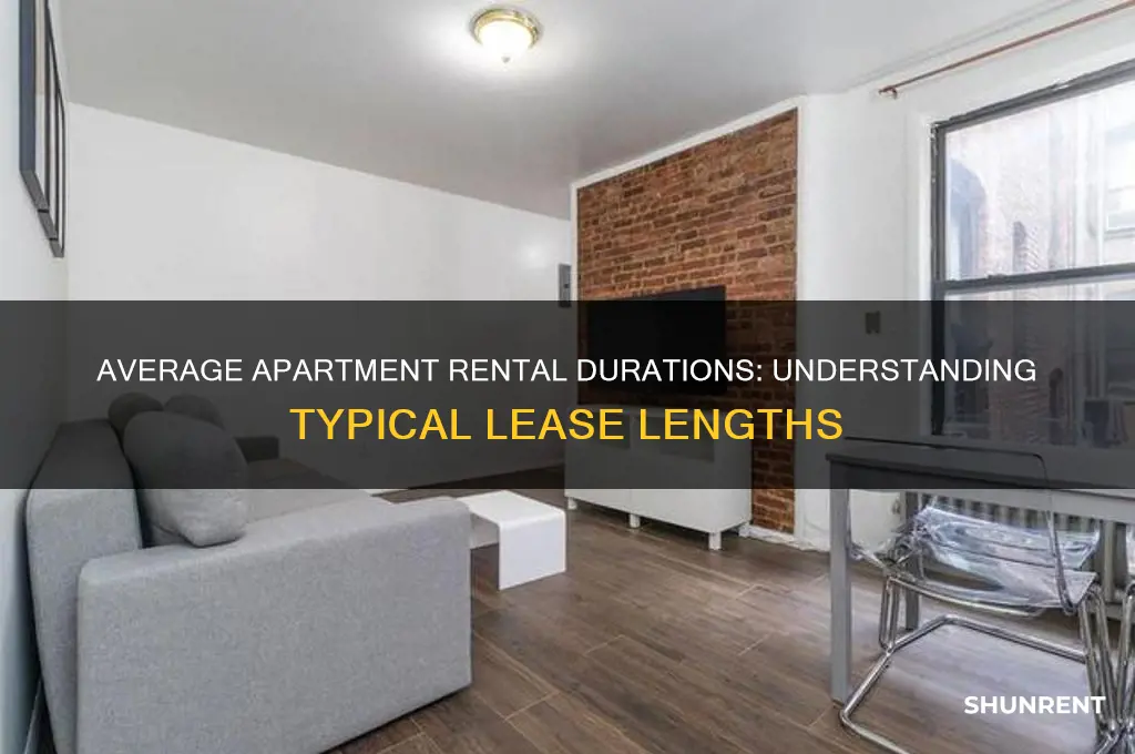 how long do people usually rent appartments for