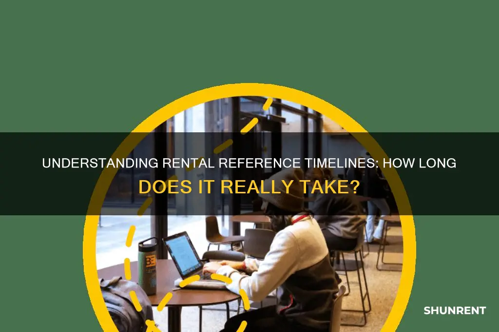 how long do references take for renting