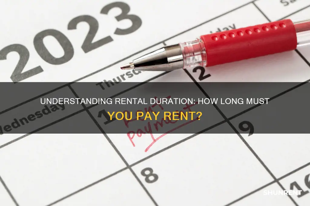 how long do you have to pa rent