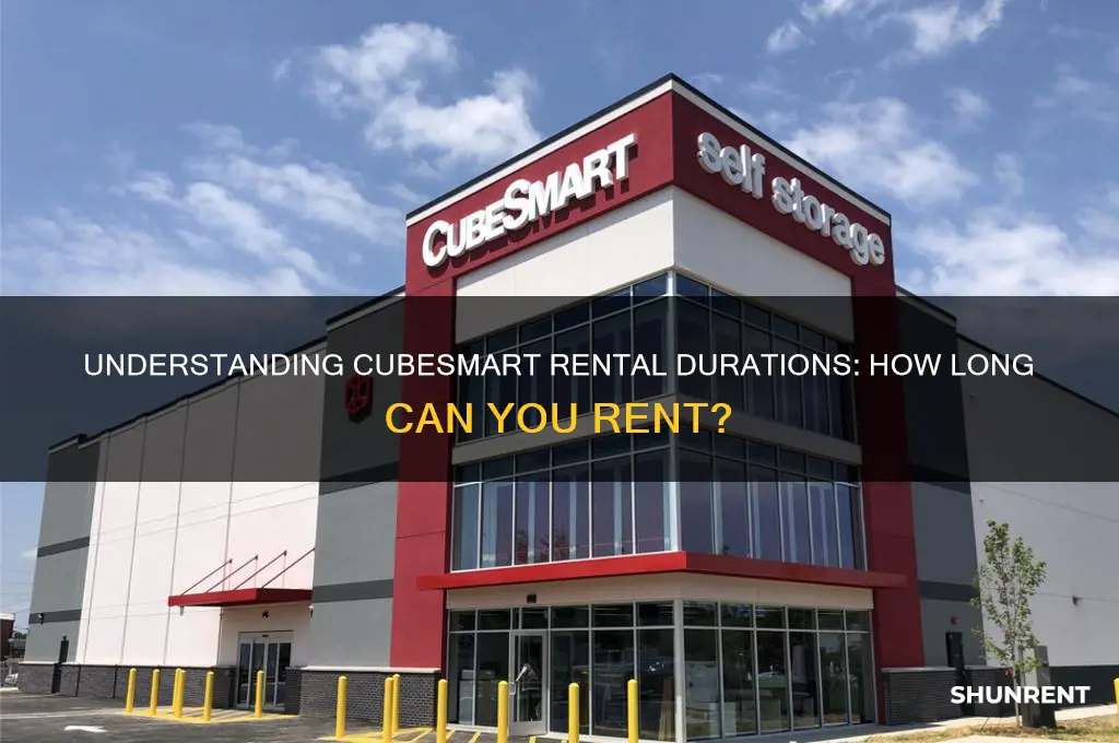 how long do you have to rent from cubesmart
