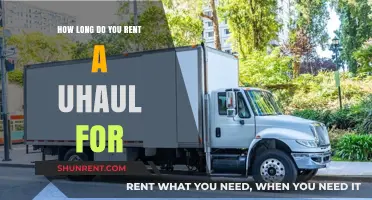 U-Haul Rental Duration: How Long Should You Rent a Truck?