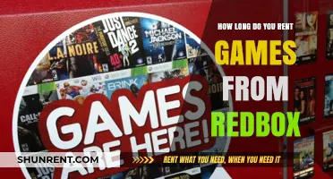 Redbox Game Rentals: Understanding the Standard Rental Duration