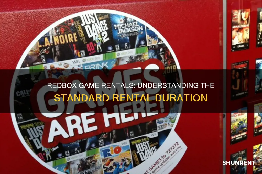 how long do you rent games from redbox
