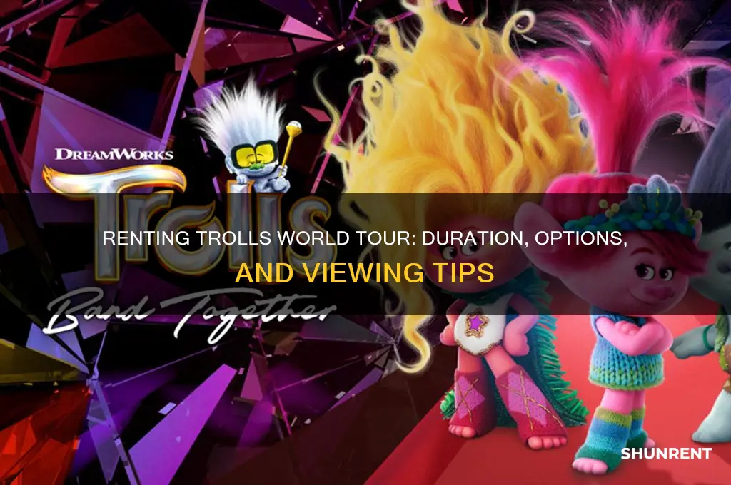 how long do you rent trolls world tour