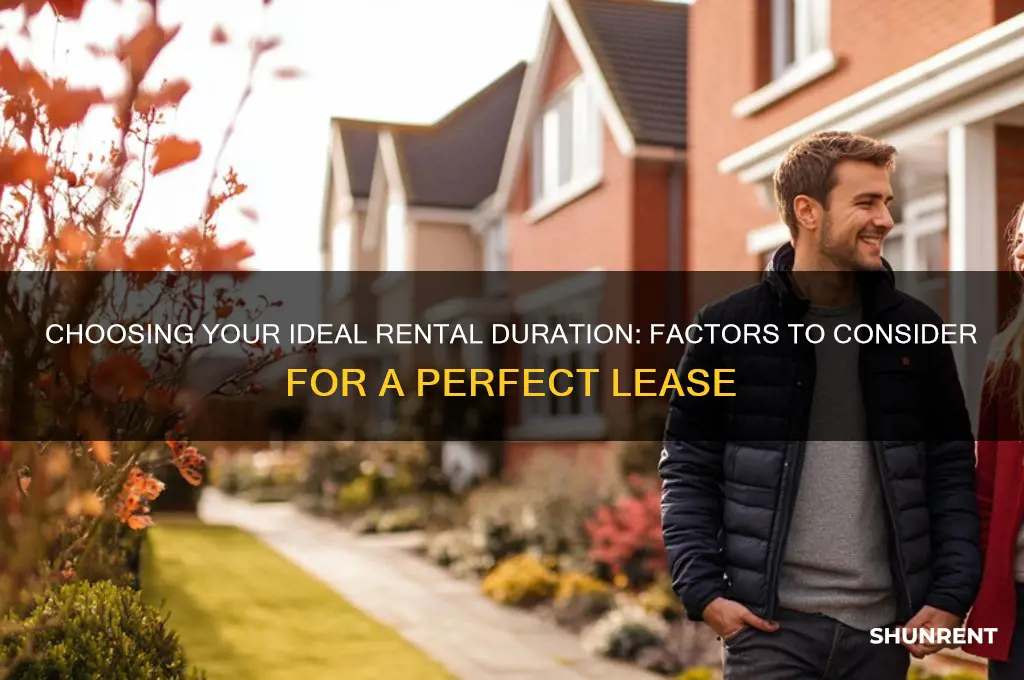 how long do you want to rent
