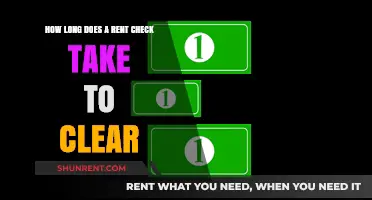 How Long Does a Rent Check Take to Clear?