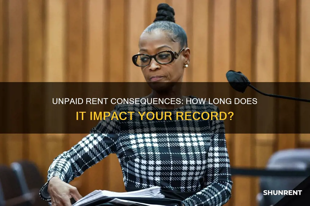 how long does a unpaid rent last