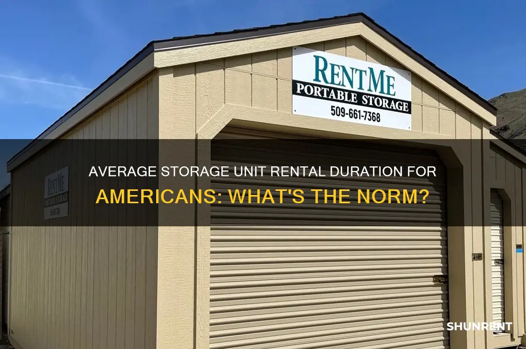 how long does americans usually rent a storage unit