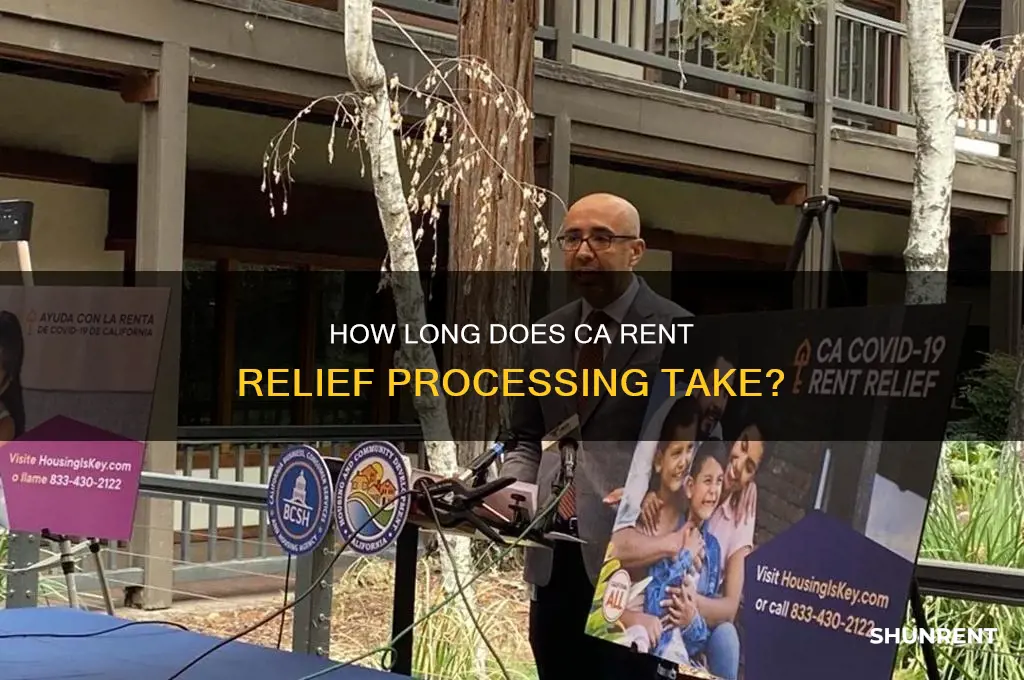 how long does ca rent relief take