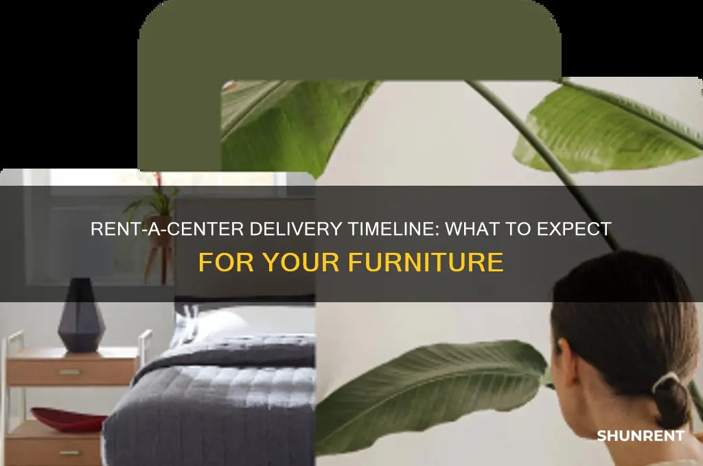 how long does it take rent a center to deliver