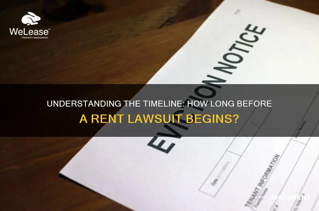 how long does it take to be sued for rent