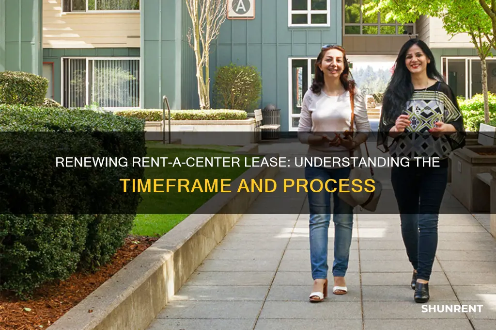 how long does it takes to renew rent a center