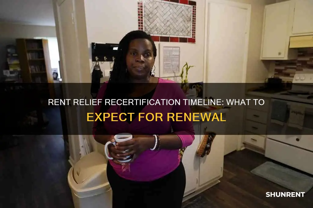 how long does recertification take for rent relief
