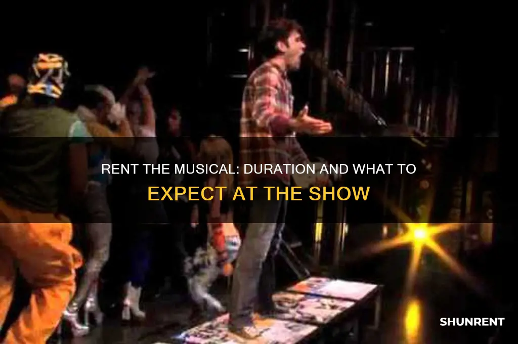 how long does rent the musical go for