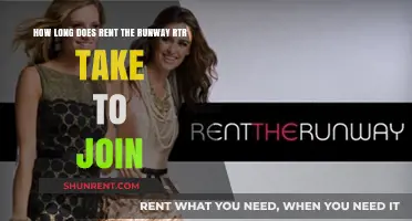 How Long Does Rent the Runway RTR Membership Take?