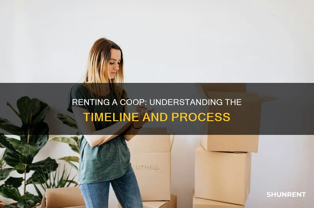 how long does renting a coop take