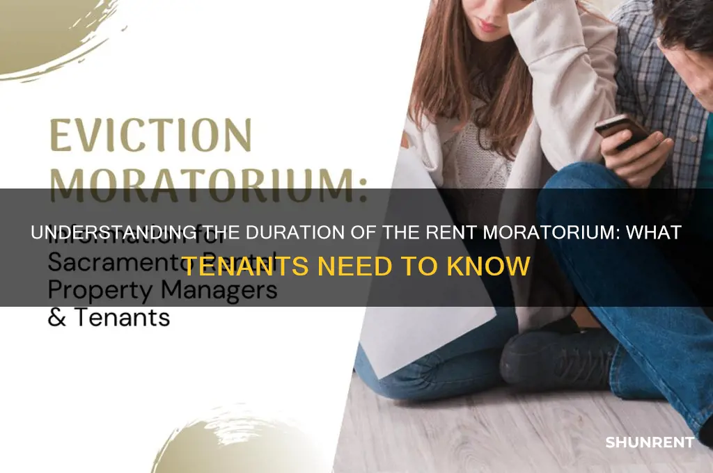 how long does the rent moratorium last