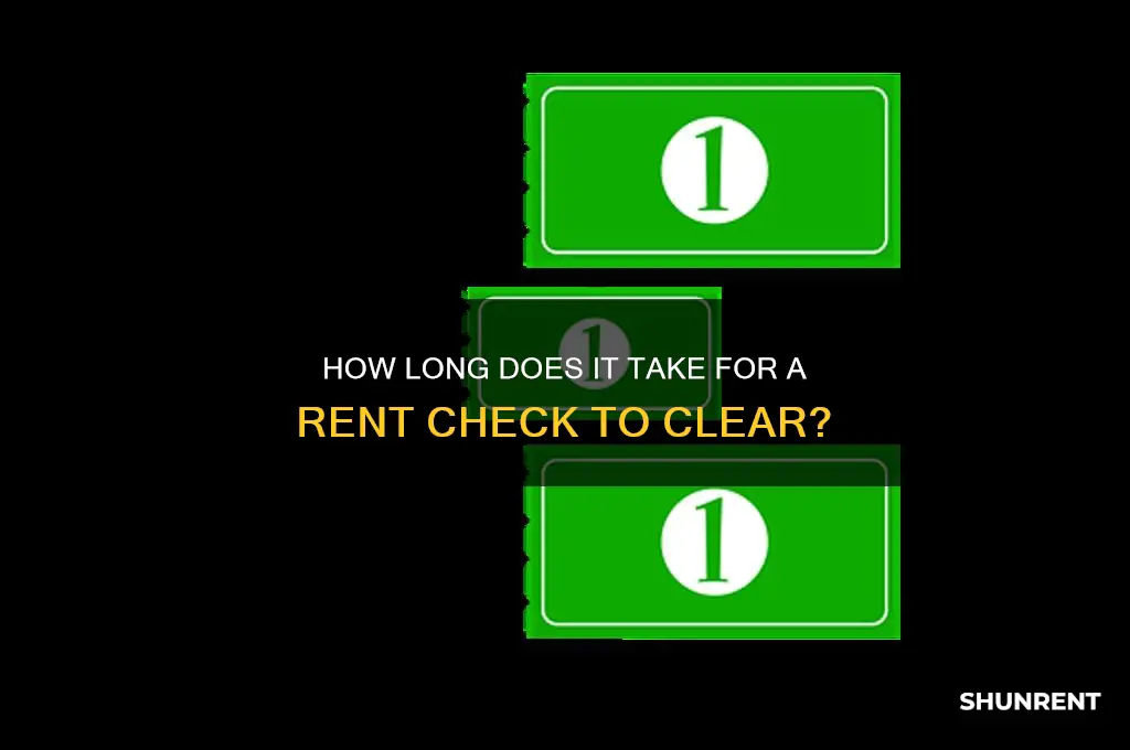 how long for rent check to clear