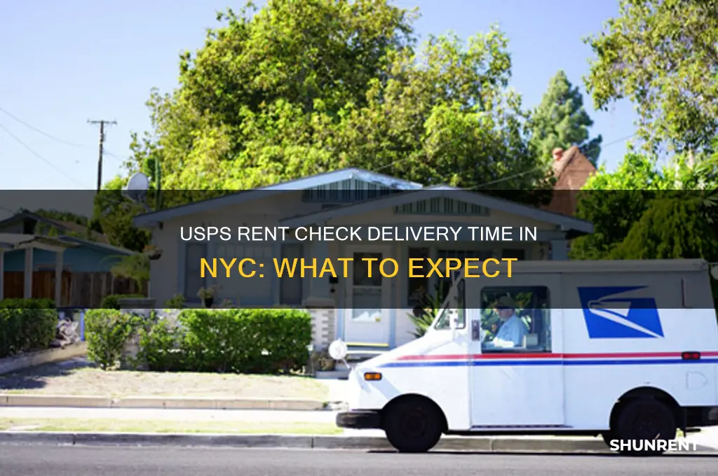 how long for usps to deliver rent check in nyc