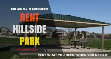 Hillside Park's Barn Rental History: How Long Has It Been Available?