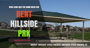 Hillside Park Barn Rental History: How Long Has It Been Available?