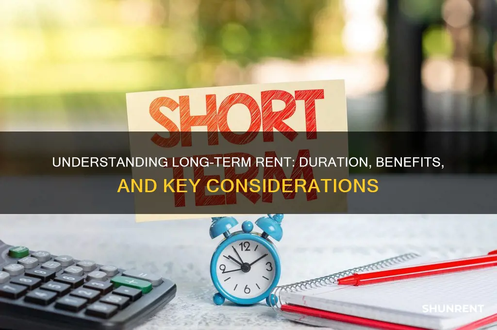 how long is a long term rent
