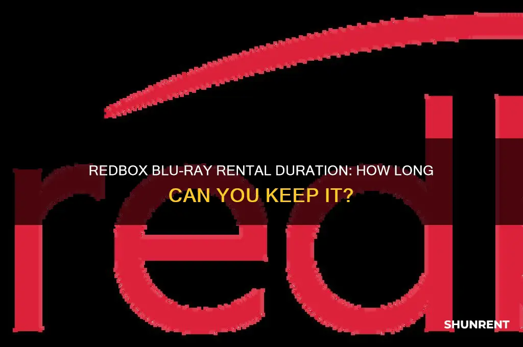 how long is redbox rent blu ray
