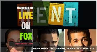 Rent Live on Fox: Duration and Broadcast Details Explained