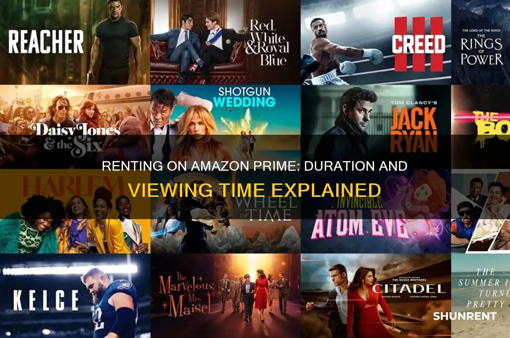how long is rent on amazon prime