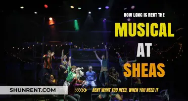 Rent the Musical at Shea's: Show Duration and What to Expect