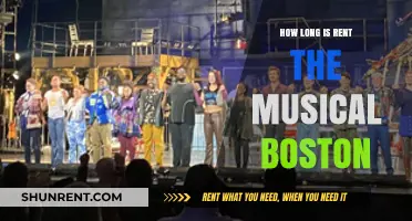 Rent the Musical Boston: Show Duration and What to Expect