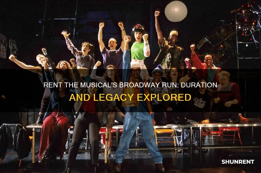 how long is rent the musical on broadway