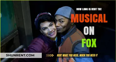 Rent: Live on FOX - Duration and Broadcast Details Explained