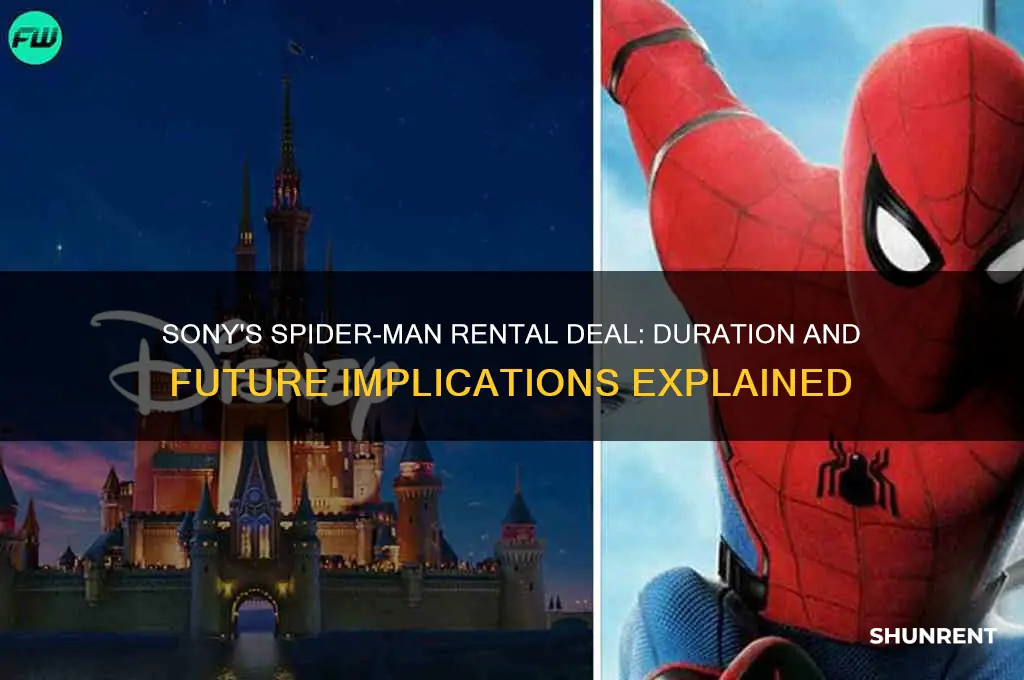 how long is sony renting spider man
