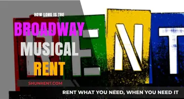 Exploring the Length of Broadway's Iconic Musical Rent