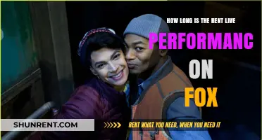 Rent Live on Fox: Duration and Performance Highlights Explained