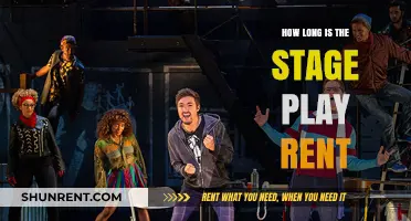 Rent's Stage Play Duration: A Comprehensive Guide to Its Length