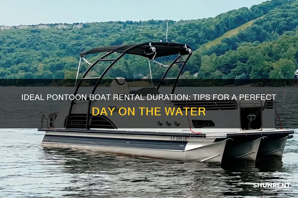 how long should we rent a pontoon boat