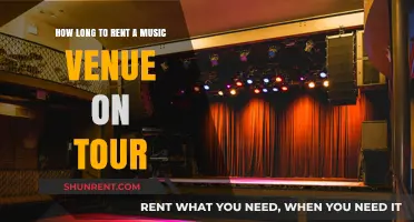 Renting Music Venues on Tour: Optimal Duration for Success